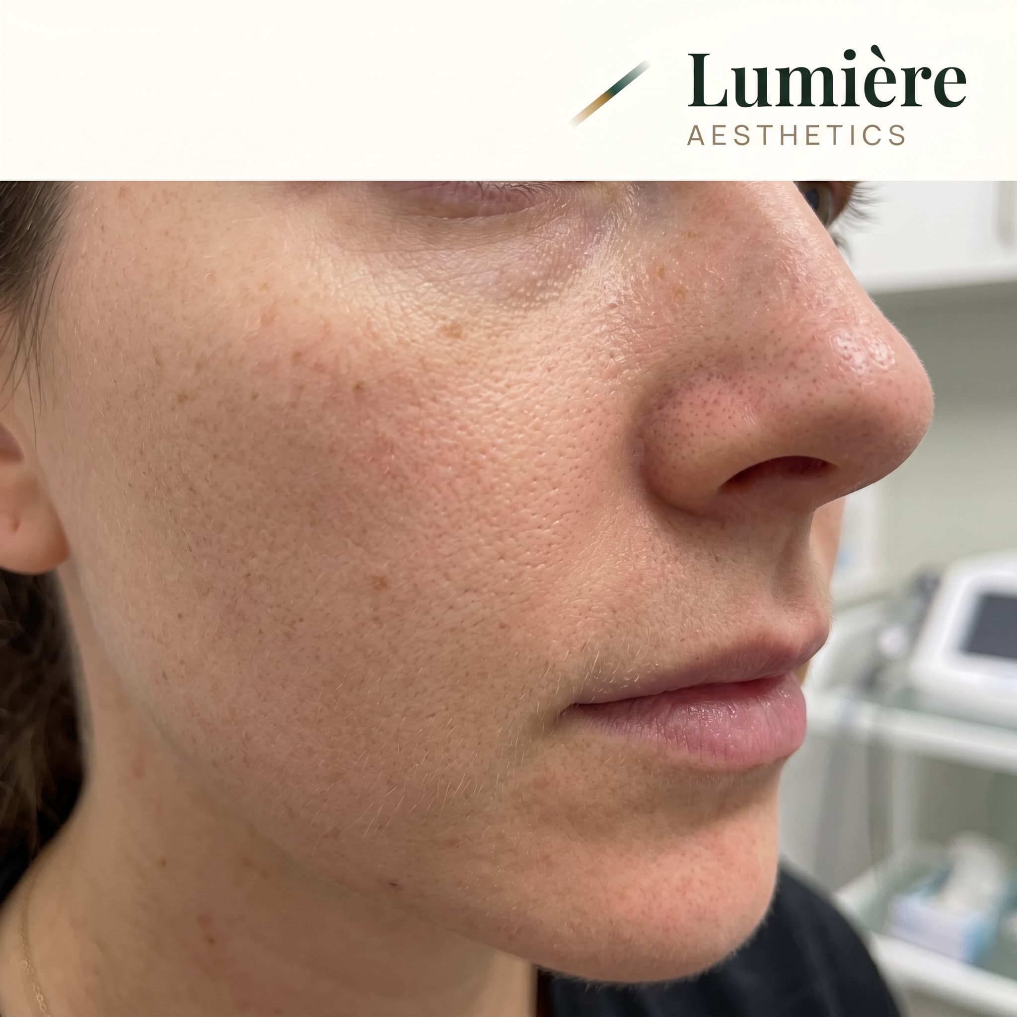 Injectables result, shown with patient consent